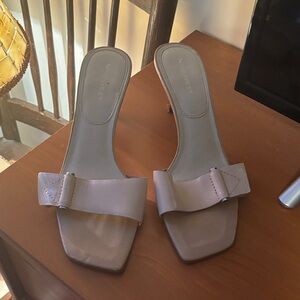 Nine West Women's Beige Slide Heels